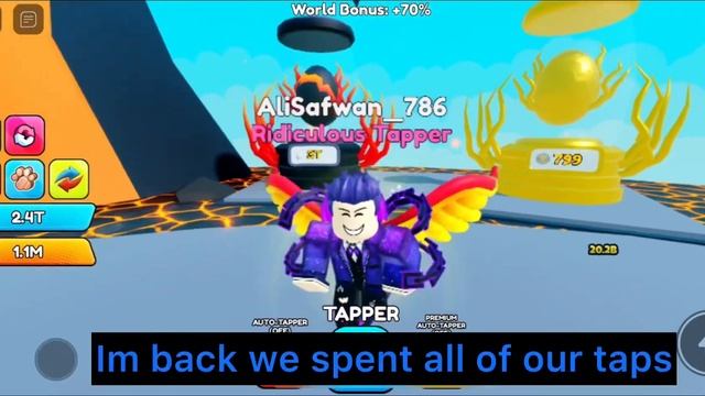 Spending 2.3QD Clicks In Ne Fire Egg | Tapper Simulator #roblox #tappersimulator смотреть онлайн