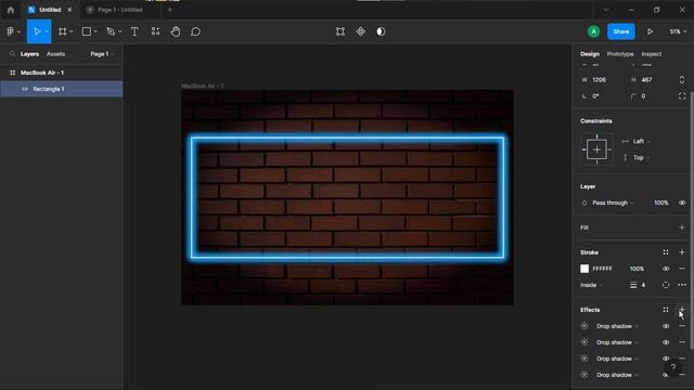 Figma tutorial - Neon light text effect in figma | UI/UX design tutorial смотреть онлайн