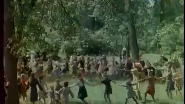 Москва послевоенная в цвете.