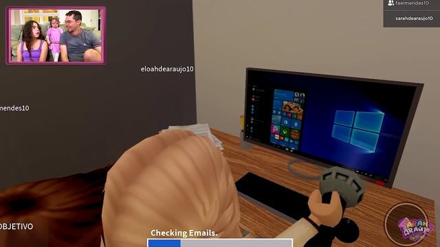 SARAH ENTROU NO ESCRITÓRIO DO MEDO ! The Office Experience (Roblox) смотреть онлайн