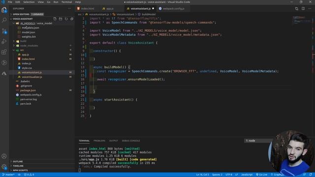 Build a Voice Assistant using Javascript w/Tensorflow | For Beginners смотреть онлайн