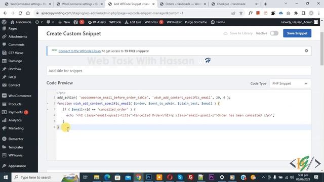 How to Add Custom Message in Cancelled Order Email WooCommerce WordPress | Admin & Recipient Email смотреть онлайн