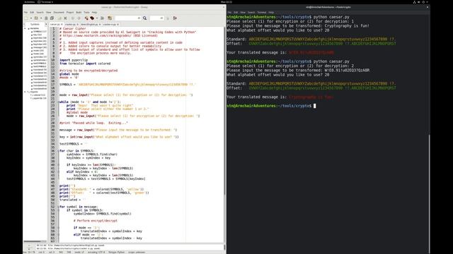Cryptography: the Caesar Cipher смотреть онлайн