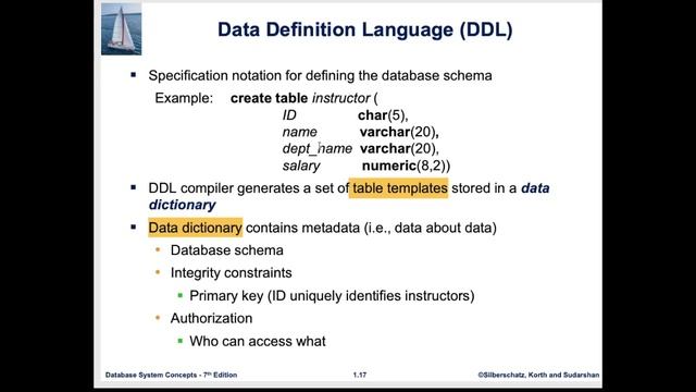 Brief Overview of the Database System Concepts смотреть онлайн