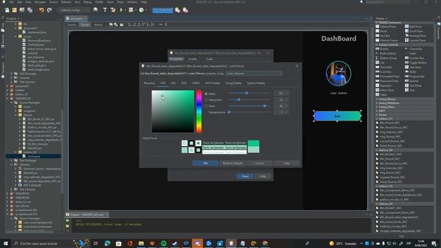 Diseño de interfaz con Java Swing NetBeans UI Design Tablero04 смотреть онлайн