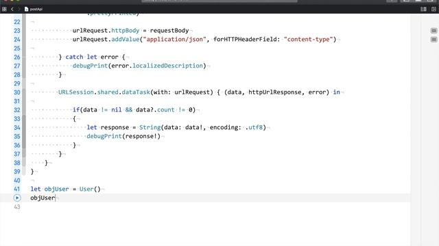 URLSession POST request in swift for beginners in Hindi | JSON POST API in swift смотреть онлайн