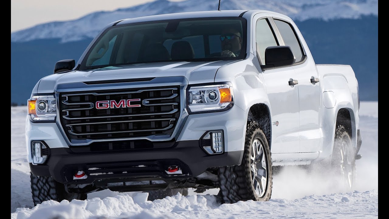 2021 GMC Canyon AT4 - внедорожный пикап премиум-класса. смотреть онлайн