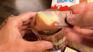 ASMR KINDER CHOCOLATE PARTY Kinder Joy, Kinder Bueno, Cake, Tronky, Triple Chocolate Mousse 먹방