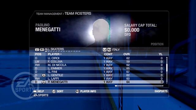 NHL 08 Italy Overall Player Ratings смотреть онлайн