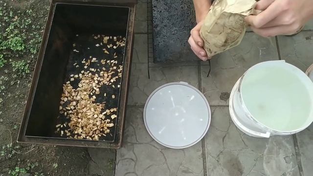 Окунь горячего копчения + вяленная рыба?