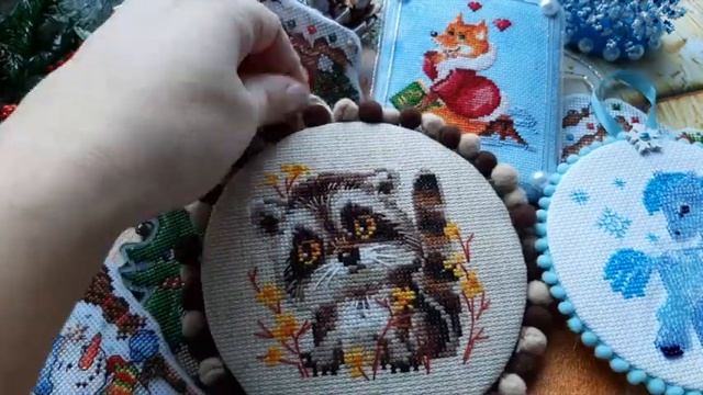 Вышивальные итоги 2019 год. Часть 2. Вышивка крестом. Прикладная вышивка. смотреть онлайн