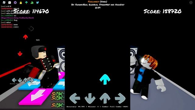 DESTROYING PLAYER AS BACON IN ROBLOX FUNKY FRIDAY 4 смотреть онлайн