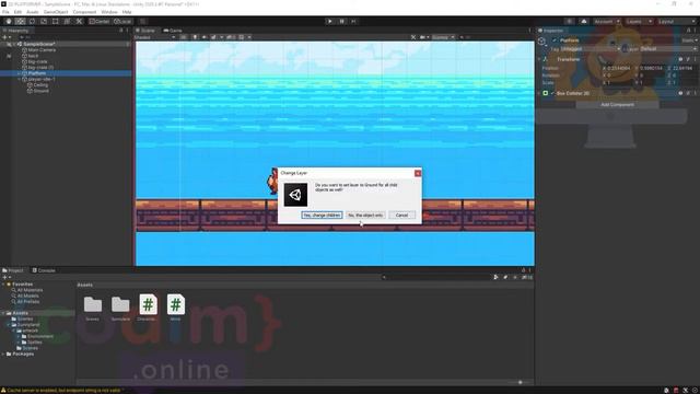Уроки 3.4 Настройка Character Controller#Курс по обучению разработки игр в среде #Unity для детей смотреть онлайн