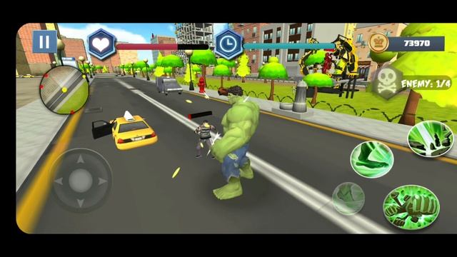 New Game Super City Hero : Crime City Battle Hulk Monster #new Android GamePlay Simulator - SD смотреть онлайн