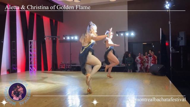 Aletta Christina of Golden Flame final rev - Montreal Bachata Festival смотреть онлайн