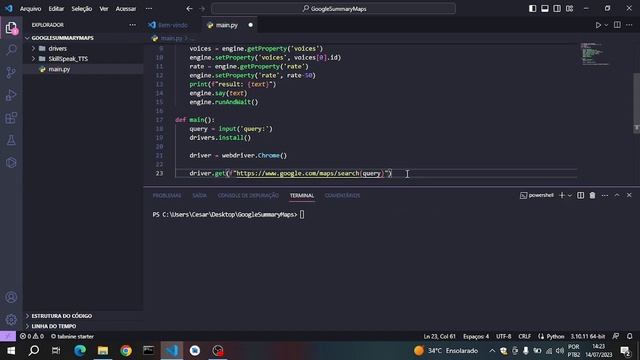 Aula (001) de Python - Criando um Web Scraping do Google Maps. смотреть онлайн