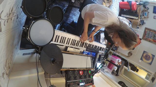 TC-Helicon Perform-VK harmoniser looping through Boss RC-505 смотреть онлайн