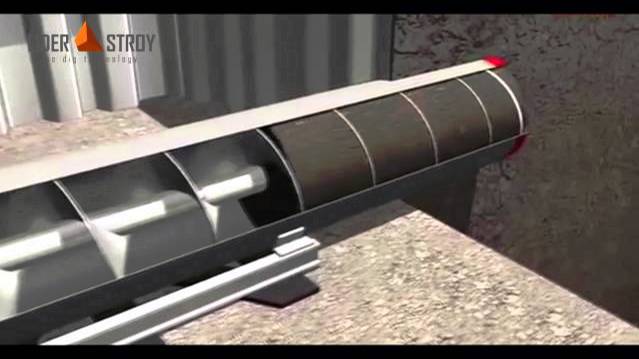 Бурошнековое бурение. Технология прокола под ж/д путями (анимация) смотреть онлайн