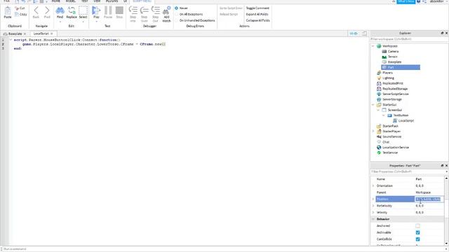 how to make teleport button gui in roblox studio смотреть онлайн