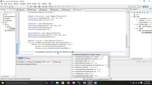 loginJframe смотреть онлайн