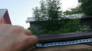 Профлист 2х1,2 м на багажнике маленькой легковушки!