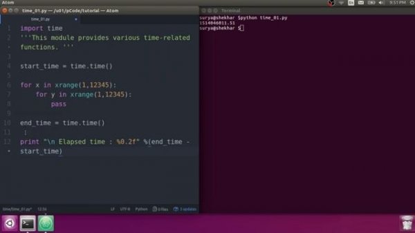 time module in Python ||time.time || time.sleep()||Python Tutorial #19 ||tutorial for beginners