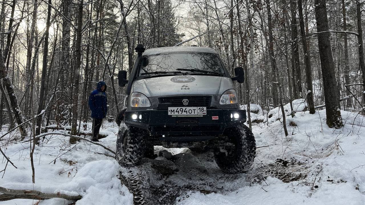 Добрались с четвёртой попытки до Белого Камня! Соло выезд Соболь 4х4 смотреть онлайн