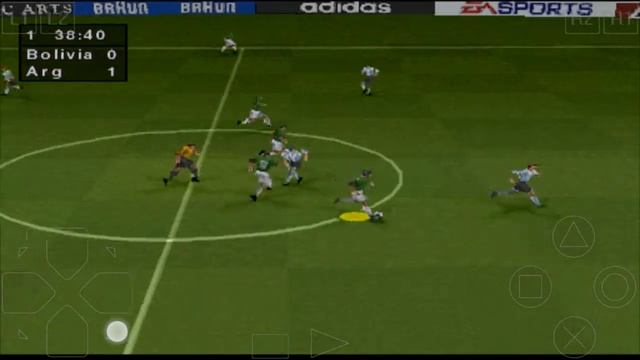 Android PlayStation1 PS1 Emulator ePSXe FIFA - Road to World Cup 98 Game Play смотреть онлайн
