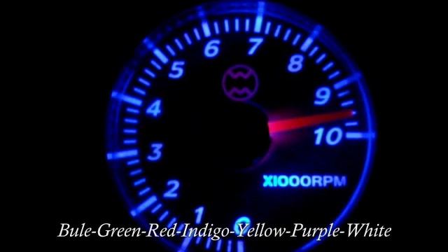 52mm 7 color Tachometer смотреть онлайн