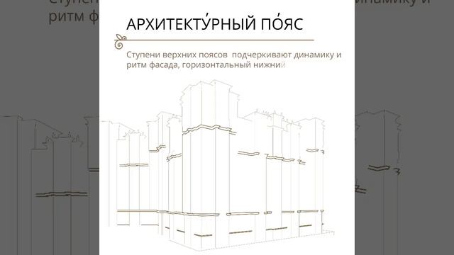 ЖК "Династия". Архитектурный словарь. Архитектурный пояс смотреть онлайн