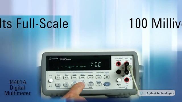 34401A Digital Multimeter, 6.5 Digit DMM Product Demonstration