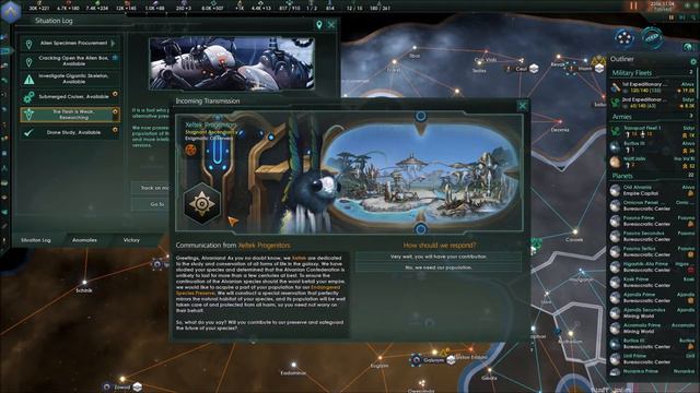 Stellaris Federations - Chronicles of Old Alvania Ep. 5 - The Flesh is Weak - Fallen Empire's offer смотреть онлайн