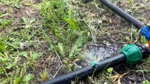 Микроджет рефракционный, сектор 180 градусов, зеленый, радиус до 1,5м, расход 30-55л/ч (MJ1502)