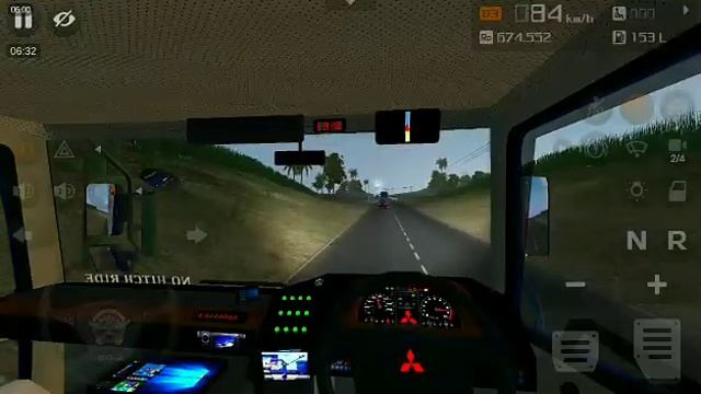 BUSSID MOD TRUCK/ MITSUBISHI FUSO TRUCK/ смотреть онлайн