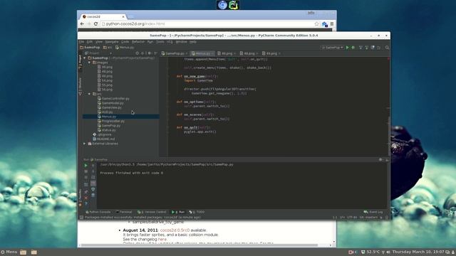 Developing a game with Python Cocos2d смотреть онлайн