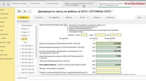 Заполнение и проверка декларации по налогу на прибыль в 1С: Бухгалтерии
