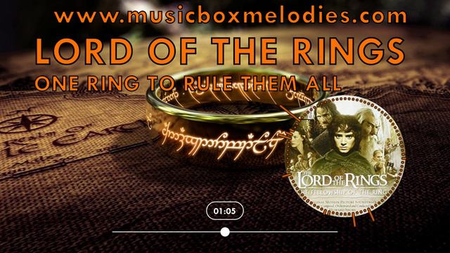 One ring to rule them all (Music box version) by The Lord Of The Rings Opening смотреть онлайн