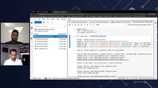 Accelerate deep learning model development with cloud custom environments - AWS Online Tech Talks смотреть онлайн