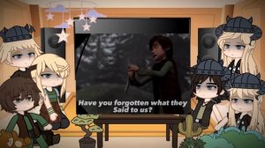Past HTTYD react to the future Hiccup and Toothless | gacha club