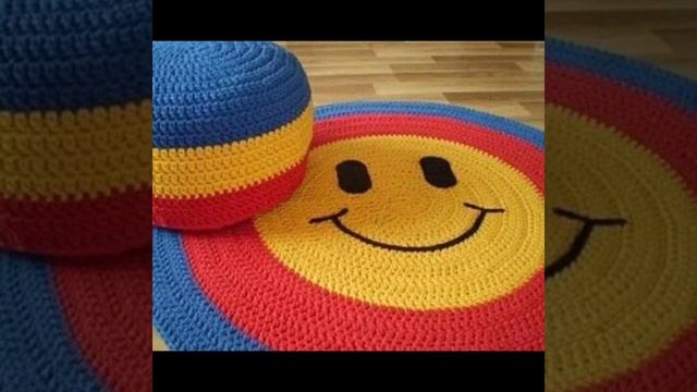 76.Вязание крючком.Детские коврики.Идеи для творчества.#декор#интерьер#дизайн#Татьяна Аренсбург смотреть онлайн