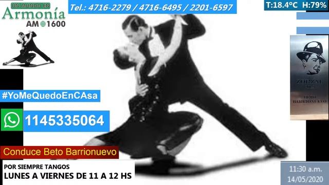 POR SIEMPRE TANGO 14/05/2020 AM 1600 ARMONÍA TRANSMISIÓN EN VIVO смотреть онлайн