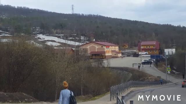 Водопады с сопок. Санаторий "Тамара".Мурманск. смотреть онлайн