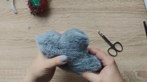 Шьем кота из меха.