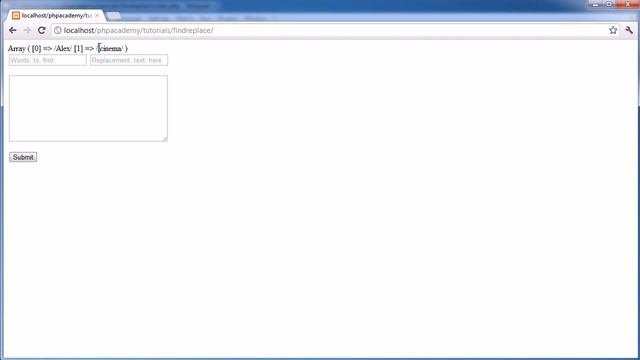 PHP Tutorials Find Replace Text Part 2 3 смотреть онлайн