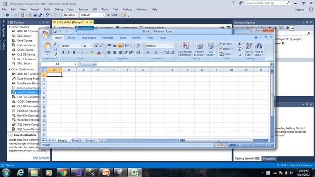 Part-6 How to load DB to Excel destination with Data conversion смотреть онлайн