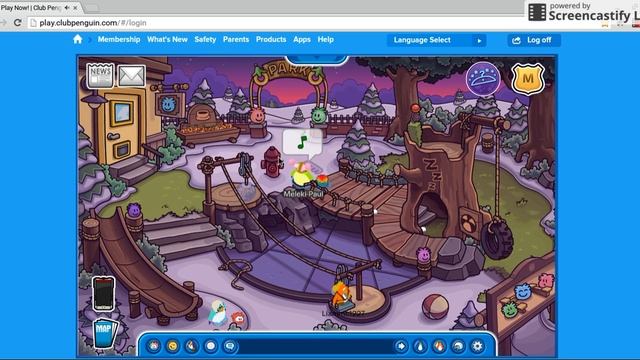 Club Penguin Episode 1 Puffle Park glitch смотреть онлайн