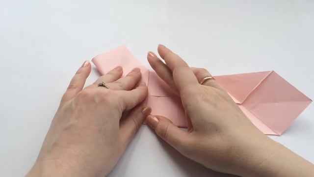 Как сделать коробочку из бумаги. Оригами. How to make a box of paper. Origami. смотреть онлайн