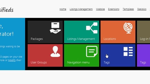 ATN Classifieds (php classifieds script) - creating shortcuts in the admin panel dashboard смотреть онлайн