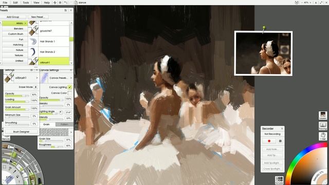 A painterly digital painting experiment in Artrage 6 смотреть онлайн