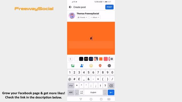 How To Create Your Own Hashtag On Facebook App смотреть онлайн